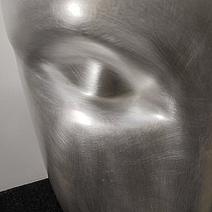 Раковина напольная Kerasan Artwork Moloco 45 474086 белая, серебро купить в интернет-магазине Sanbest