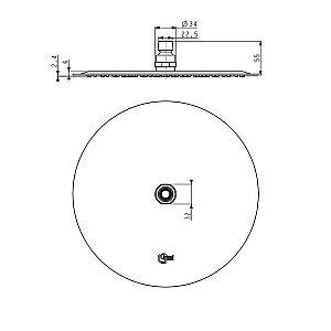 Верхний душ Ideal Standard IdealRain Luxe B0385MY купить в интернет-магазине сантехники Sanbest