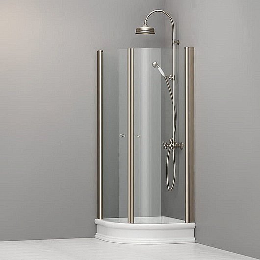 Душевой уголок Kerasan Retro 9158T3 80x80 купить в интернет-магазине Sanbest