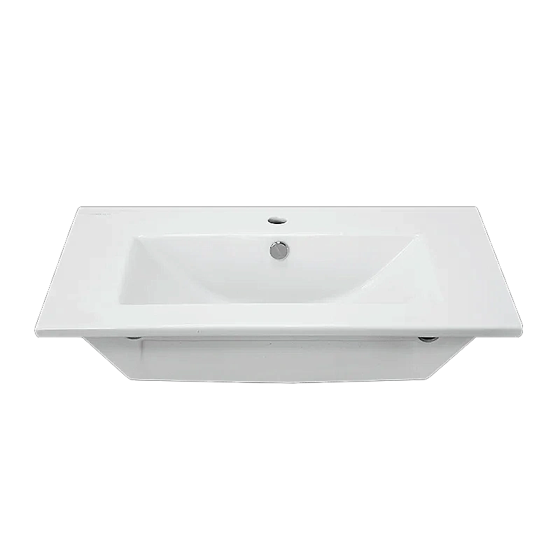 Раковина Sanita luxe Quadro 75 QDR75SLWB01 белая купить в интернет-магазине Sanbest