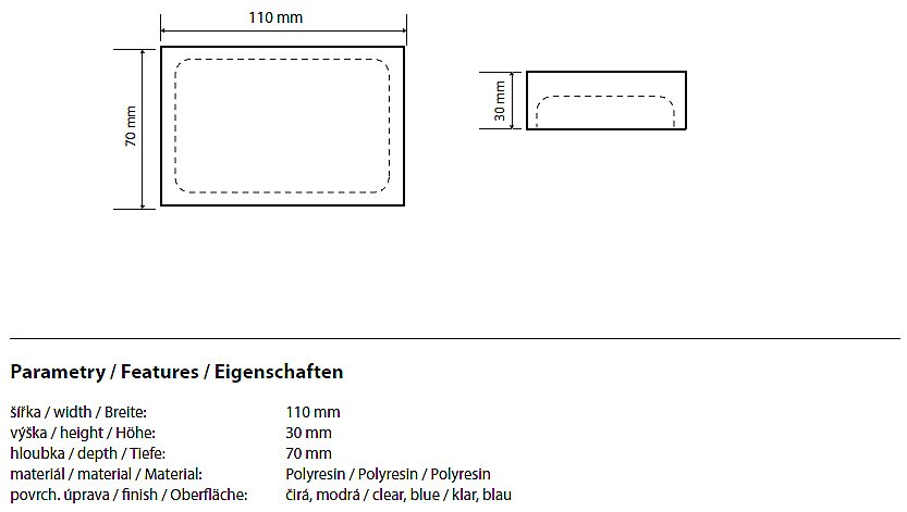 Мыльница Bemeta Vista 120108196-102 синяя купить в интернет-магазине сантехники Sanbest