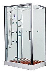 Душевая кабина Acquazzone Viktoria 120SL-R с паром Правосторонная купить в интернет-магазине сантехники Sanbest