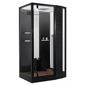 Душевая кабина Orans Diamond 89105RBLH 120х90 профиль черный купить в интернет-магазине Sanbest