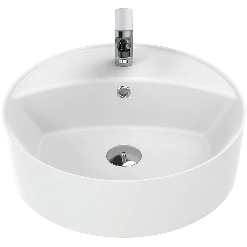 Раковина Creavit Nice 45 NC046-00CB00E-0000 белая купить в интернет-магазине Sanbest