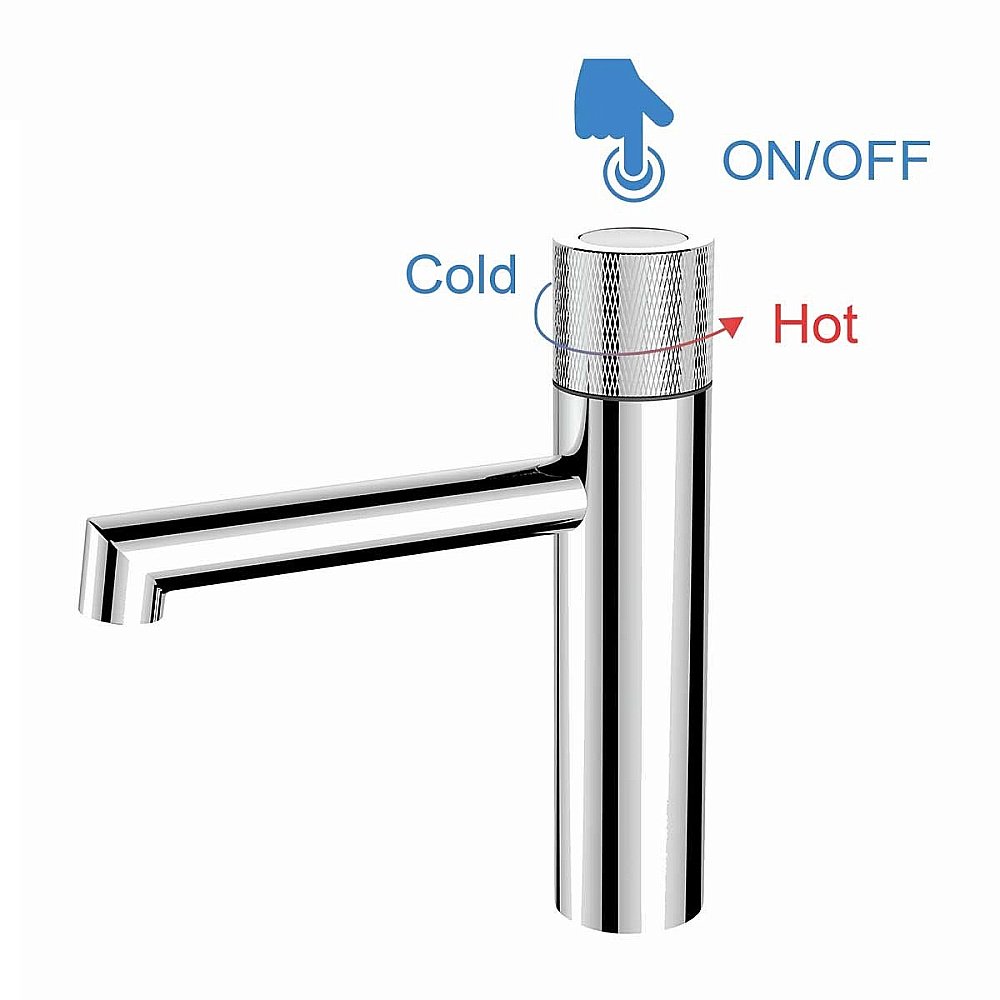 Смеситель для раковины Vincea Desire VBF-1D3CH хром купить в интернет-магазине сантехники Sanbest