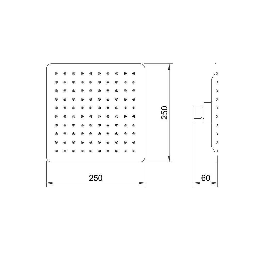 Душевая система Berges VENTAS 2S 73001 хром купить в интернет-магазине сантехники Sanbest