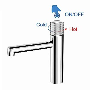 Смеситель для раковины Vincea Desire VBF-1D3CH хром купить в интернет-магазине сантехники Sanbest