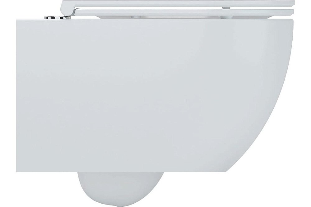 Унитаз подвесной Art&Max TORINO AM823-V/SC белый, с сиденьем микролифт, безободковый купить в интернет-магазине Sanbest