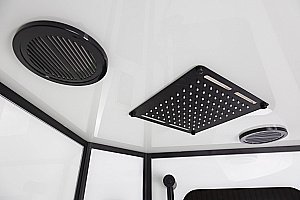 Душевая кабина с сенсором Niagara Premium NG- 6901-01G BLACK 90x90 купить в интернет-магазине Sanbest