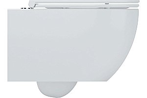 Унитаз подвесной Art&Max TORINO AM823-V/SC белый, с сиденьем микролифт, безободковый купить в интернет-магазине Sanbest