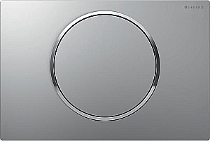 Кнопка для инсталляции Geberit Sigma 10 115.758.JQ.5 матовый хром лакированный купить в интернет-магазине сантехники Sanbest