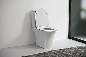 Унитаз напольный Laguraty 21217A безободковый, с крышкой микролифт, с бачком купить в интернет-магазине Sanbest