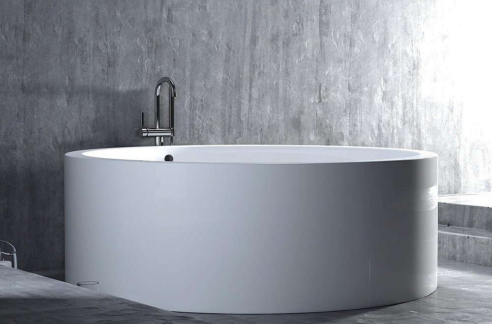 Ванна Salini ISOLA Up&Down S-Sense Sapirit 200x200 101111MF светлые оттенки RAL матовая купить в интернет-магазине Sanbest