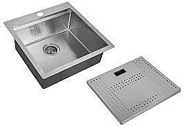 Мойка кухонная Zorg Master ZM N-5152 Сталь купить в интернет-магазине сантехники Sanbest