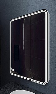 Зеркальный шкаф с подсветкой Art&Max VERONA AM-Ver-700-800-2D-DS-F купить в интернет-магазине сантехники Sanbest