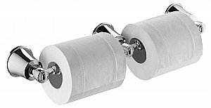 Держатель для туалетной бумаги Cezares Libertiy CZR-F-8989A двойной купить в интернет-магазине сантехники Sanbest