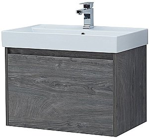 Тумба с раковиной Aquanet Nova Lite 242274 75 дуб рошелье для ванной в интернет-магазине Sanbest