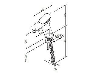 Смеситель для раковины AM.PM Spirit V2.0 F70A02100 купить в интернет-магазине сантехники Sanbest