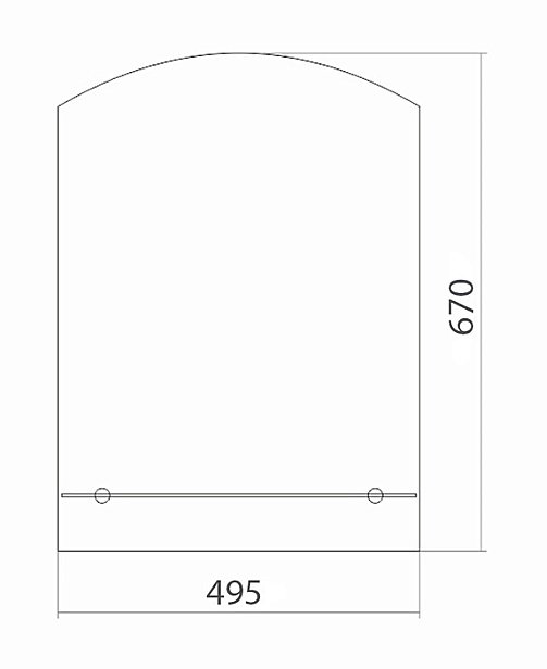 Зеркало MIXLINE Шанс-Люкс 525423 50 в ванную от интернет-магазине сантехники Sanbest