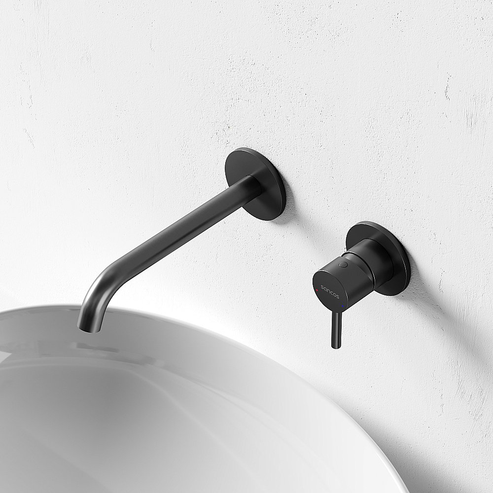 Смеситель для раковины Sancos Etna SC9004MB черный матовый купить в интернет-магазине сантехники Sanbest