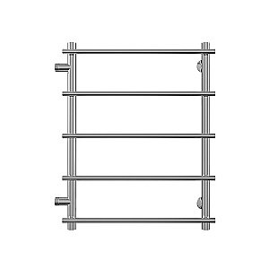 Полотенцесушитель водяной Terminus Квинта П5 500x696 с боковым подключением 500 купить в интернет-магазине сантехники Sanbest