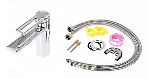 Смеситель для раковины Orange Splito M36-021cr хром купить в интернет-магазине сантехники Sanbest