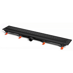 Душевой лоток Azario Medium 75 AZ-CH 750/50 MC черный купить в интернет-магазине Sanbest