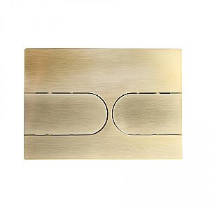 Кнопка смыва для инсталляции механическая WONZON & WOGHAND, Брашированное золото (WW-IB233-BG) купить в интернет-магазине сантехники Sanbest