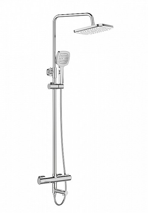 Душевая система Orange Thermo T02S4-911cr хром купить в интернет-магазине сантехники Sanbest