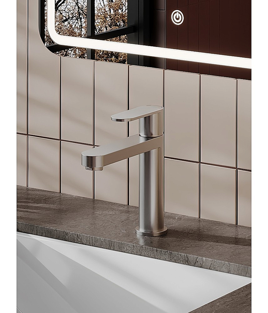 Cмеситель для раковины Agger Sweet A2702122 сатин матовый купить в интернет-магазине сантехники Sanbest