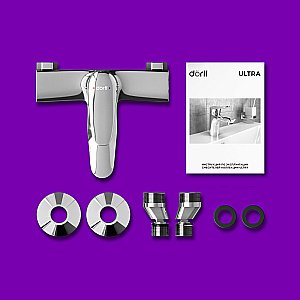 Смеситель для ванны Dorff Ultra D5010000 хром купить в интернет-магазине сантехники Sanbest