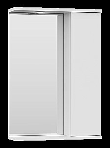 Зеркало со шкафом Misty Лира 50 П-Лир04050-013П белый в ванную от интернет-магазине сантехники Sanbest