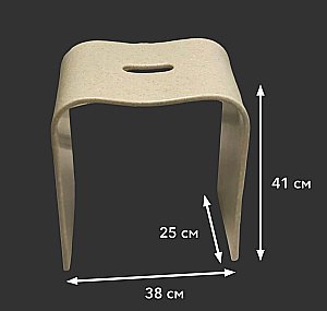 Сиденье для душа Taliente Sgabello TA-STOOL38-beige бежевый купить в интернет-магазине сантехники Sanbest