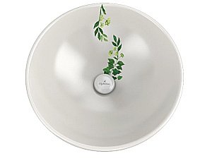 Раковина Elghansa 40 EG4030-116 белая с декором купить в интернет-магазине Sanbest