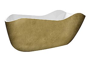 Ванна акриловая Lagard Teona lgd-tna-tg 172.5х79.5 белая,золото купить в интернет-магазине Sanbest