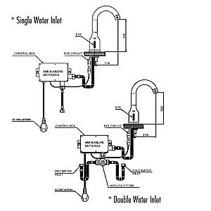 Смеситель для раковины GPD PHOTOCELL FLB11 купить в интернет-магазине сантехники Sanbest