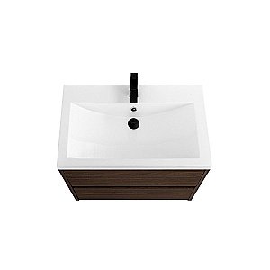 Тумба с раковиной Art&Max Family-M-580-2C-SO-BO/AM-LAV-580-MR-A Дуб бурбон для ванной в интернет-магазине Sanbest