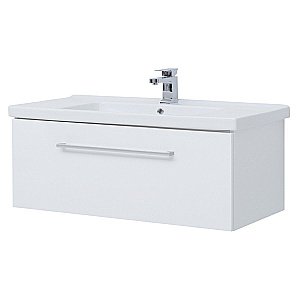 Тумба с раковиной Dreja Big Inn 100 белый для ванной в интернет-магазине Sanbest