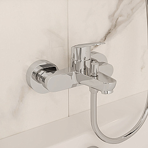 Смеситель для ванны VitrA Flow Round A43057EXP1 хром купить в интернет-магазине сантехники Sanbest