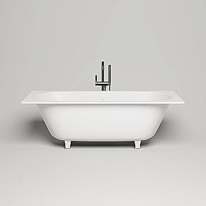 Ванна Salini ORNELLA AXIS S-Stone 180x80 103421M белая матовая купить в интернет-магазине Sanbest