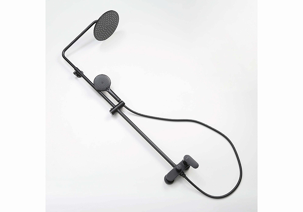 Душевая система Aquatek Ника AQ2860MB черная матовая купить в интернет-магазине сантехники Sanbest