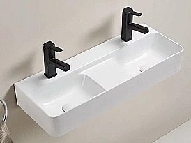 Раковина подвесная CeramaLux N 80,5 78694 белая купить в интернет-магазине Sanbest