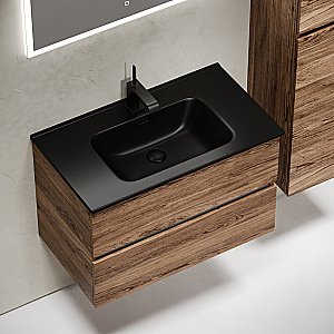 Тумба с раковиной Sancos Urban 90 UR90ECH дуб чарльстон для ванной в интернет-магазине Sanbest