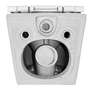 Унитаз подвесной Azario Legenda AZ-2305-AS белый, безободковый, с крышкой микролифт, слив торнадо купить в интернет-магазине Sanbest