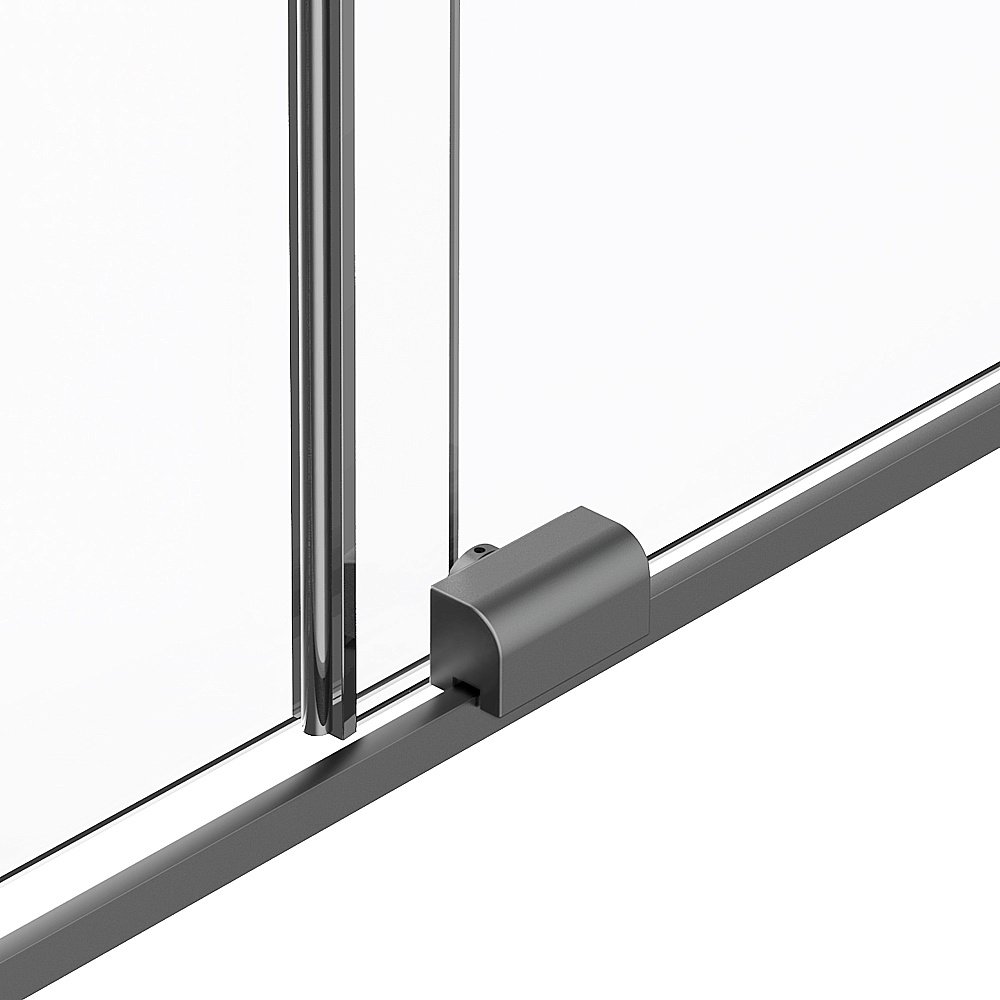 Душевая перегородка Vincea Walk-In VSW-1WSL120GSGM 120 профиль вороненая сталь/стекло янтарь купить в интернет-магазине Sanbest