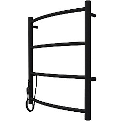 Полотенцесушитель электрический Azario VERONA П4 500х600 AZ04756B черный купить в интернет-магазине сантехники Sanbest