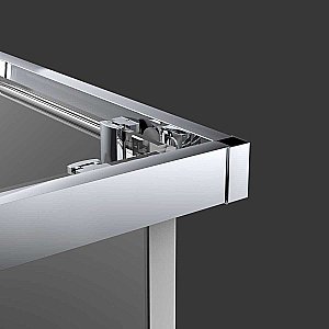 Душевой уголок Vincea ALPHA VSS-3AL100MT 100x100 стекло текстурное/профиль хром купить в интернет-магазине Sanbest