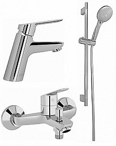 Набор смесителей для ванны Jacob Delafon Lucien E20850RU-CP хром купить в интернет-магазине сантехники Sanbest