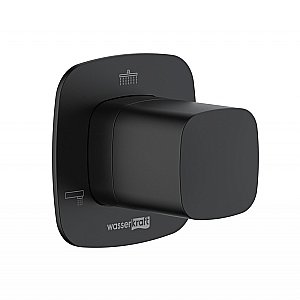 Дивертор Wasserkraft Nuthe A265 3 выхода, черный матовый для смесителя в интернет-магазине сантехники Sanbest