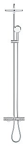 Душевая система Grohe Tempesta Cosmopolitan 26672000 хром купить в интернет-магазине сантехники Sanbest